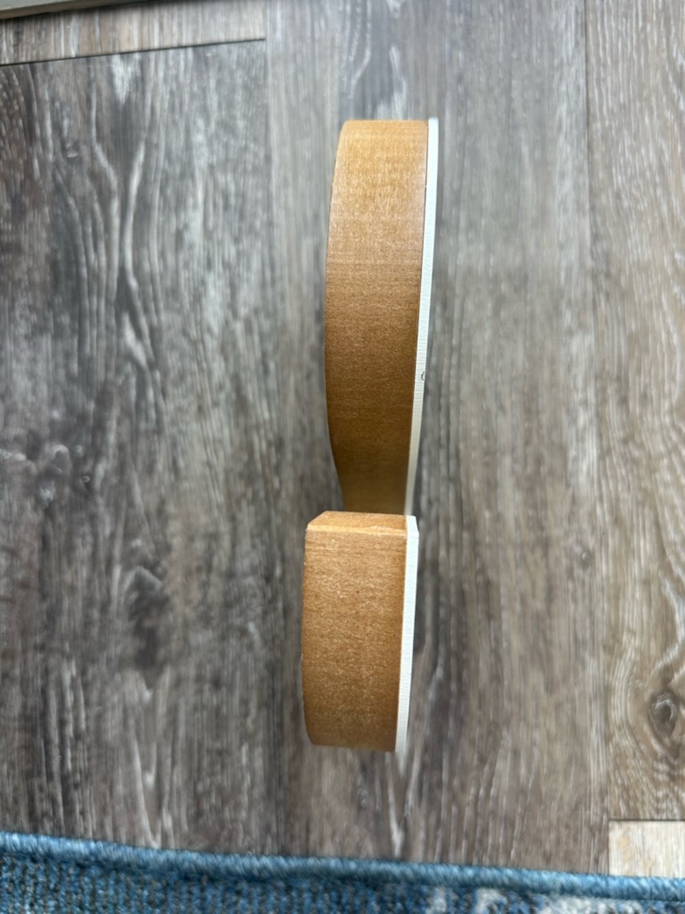 Letter S Decorative Wood & White Laser-Cut - Picture 5 of 10
